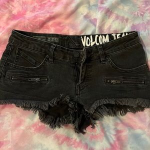 Volcom Denim Cut-Off Jean Shorts
